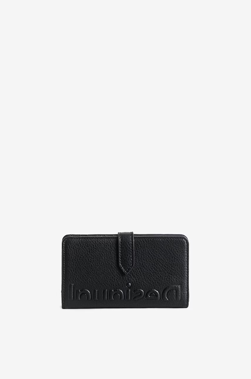 Desigual Портфейл дамски в черно - Pepit.bg