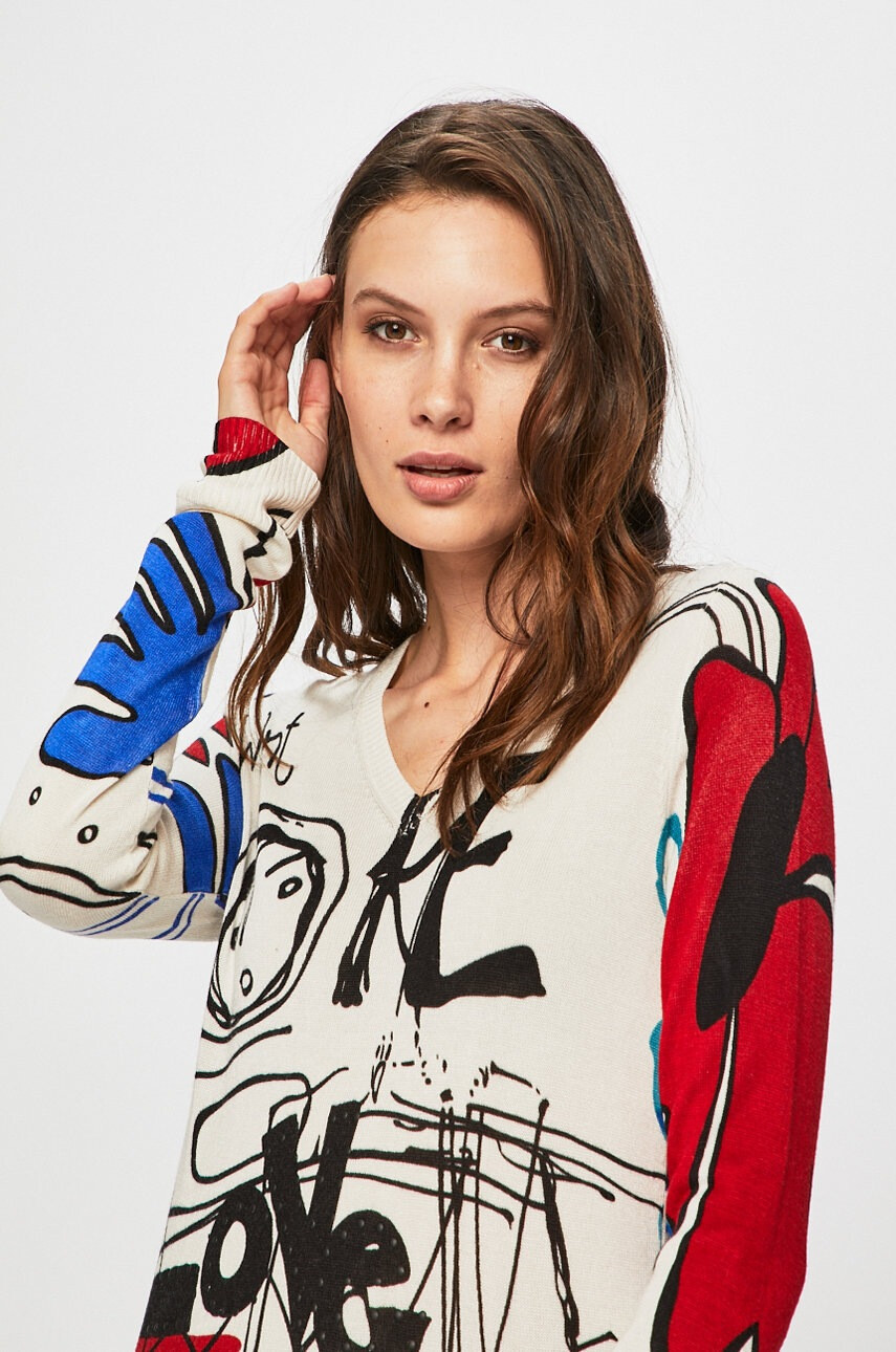 Desigual Пуловер 19WWJF31 - Pepit.bg