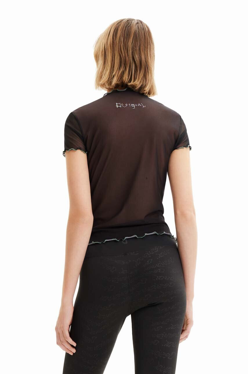 Desigual Тениска в черно - Pepit.bg