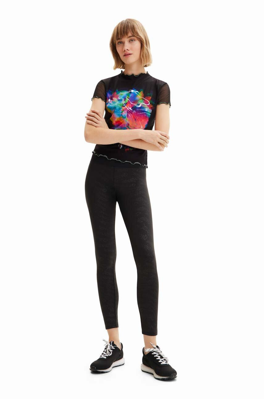 Desigual Тениска в черно - Pepit.bg