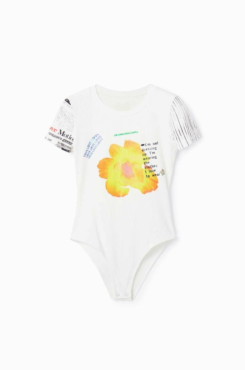 Desigual Тениска в бяло - Pepit.bg