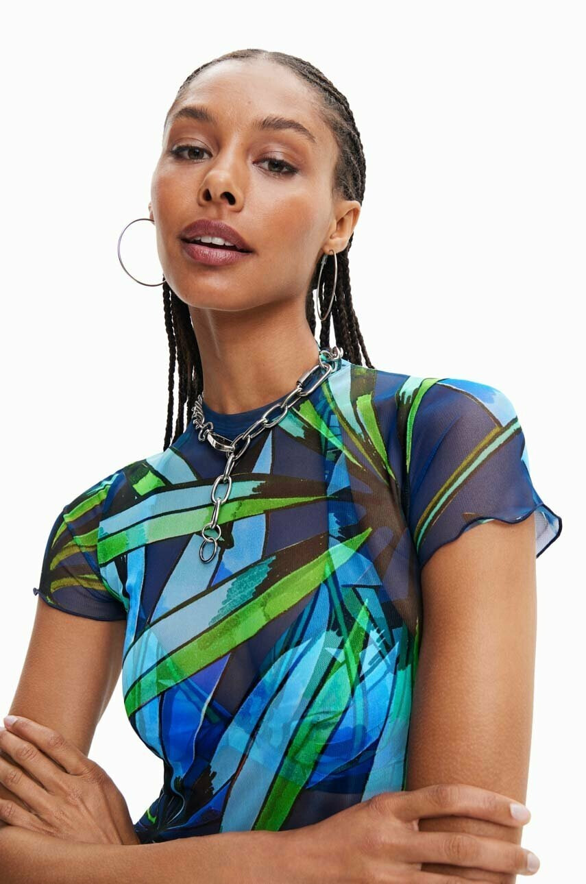 Desigual Тениска в тъмносиньо - Pepit.bg