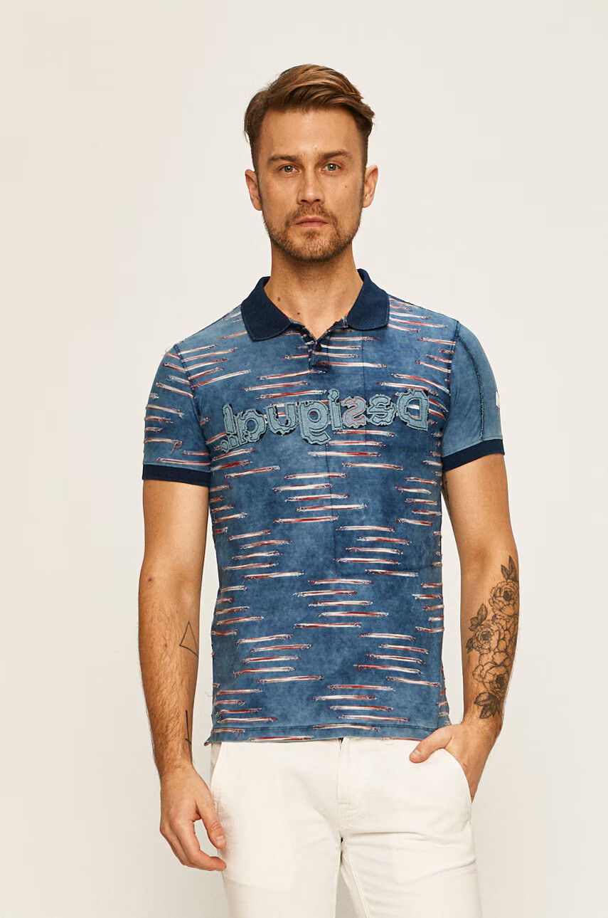 Desigual Тениска с яка - Pepit.bg