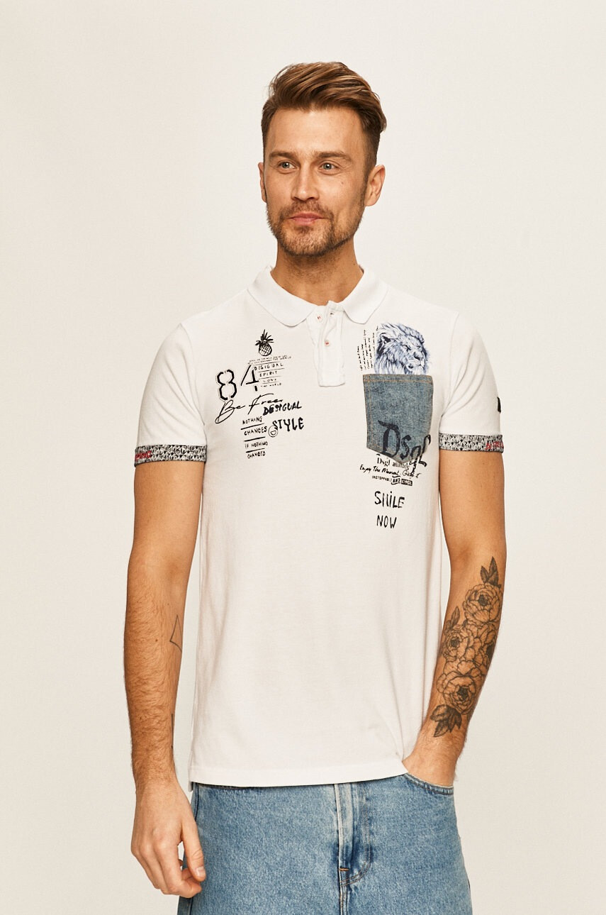 Desigual Тениска с яка - Pepit.bg