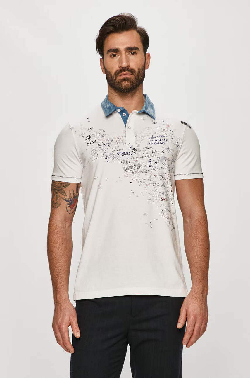 Desigual Тениска с яка - Pepit.bg