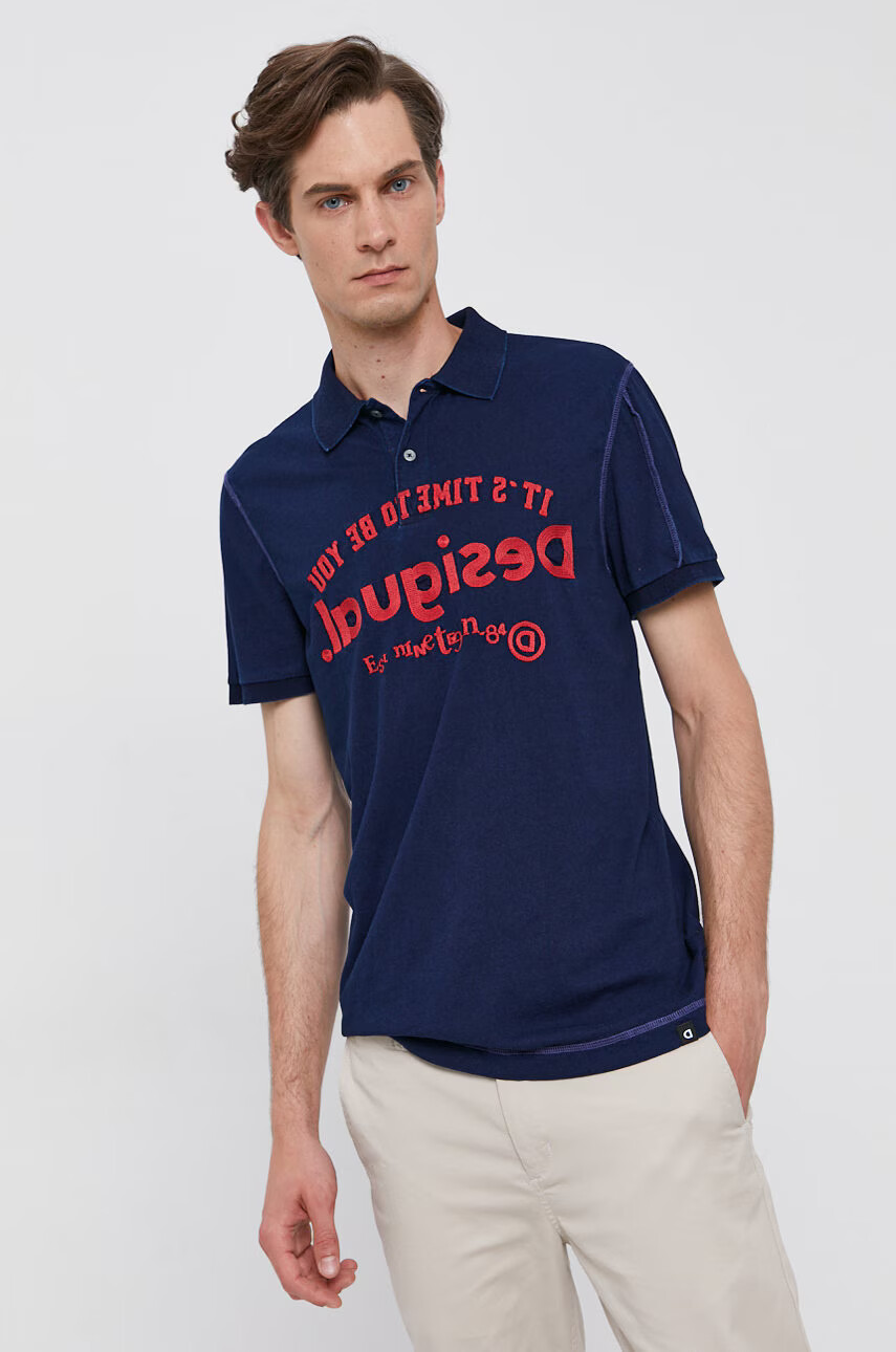 Desigual Тениска с яка - Pepit.bg