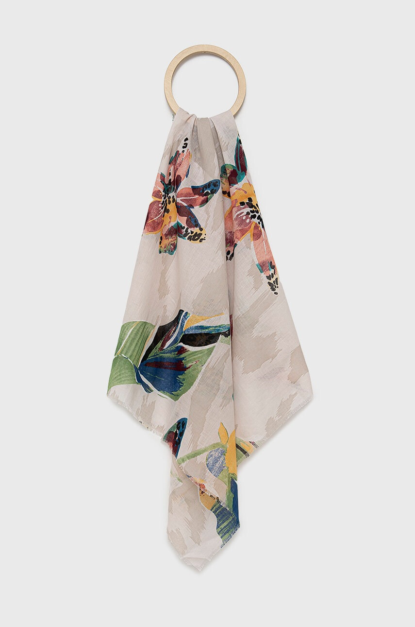 Desigual Тънък памучен шал - Pepit.bg
