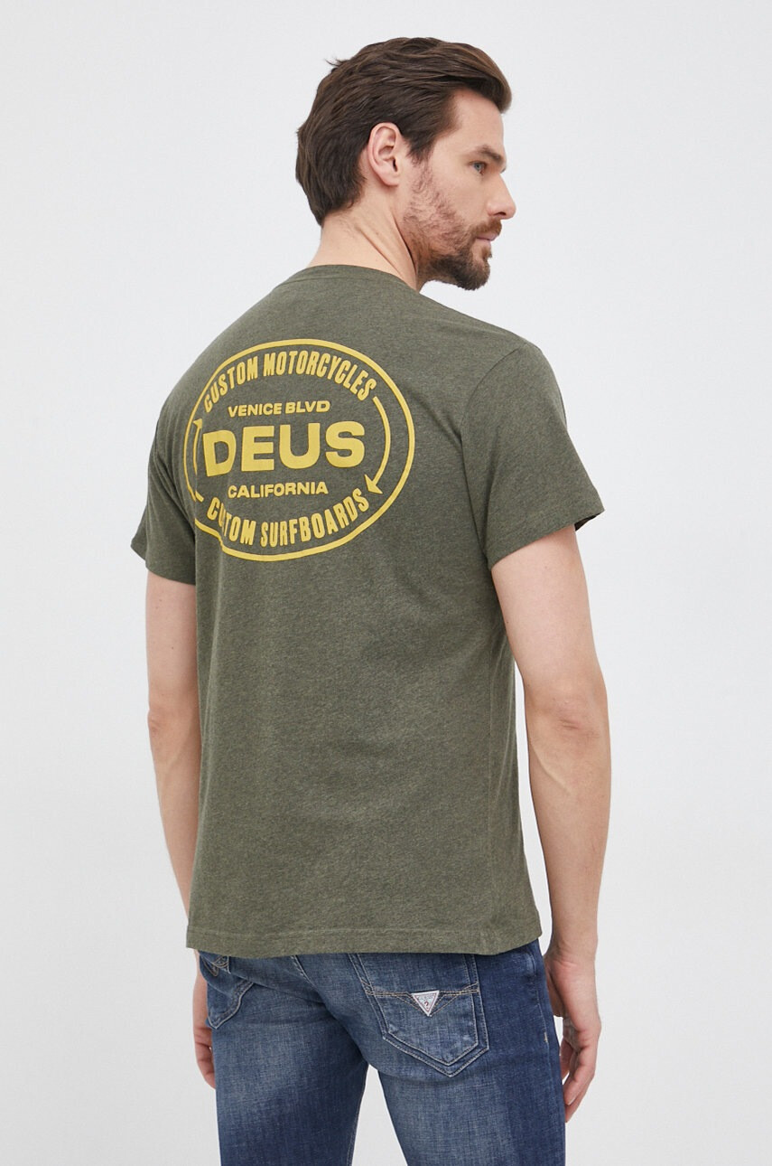 Deus Ex Machina Памучна тениска в черно - Pepit.bg