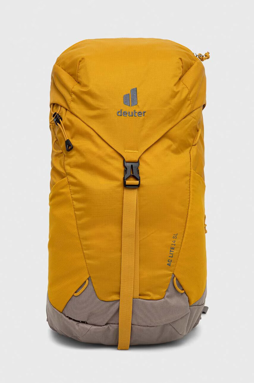 Deuter Раница AC Lite 14 SL в жълто голяма с изчистен дизайн - Pepit.bg