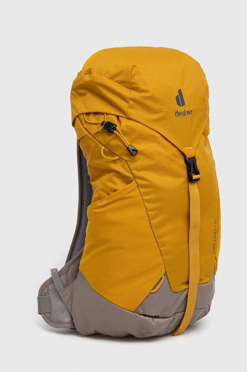 Deuter Раница AC Lite 14 SL в жълто голяма с изчистен дизайн - Pepit.bg