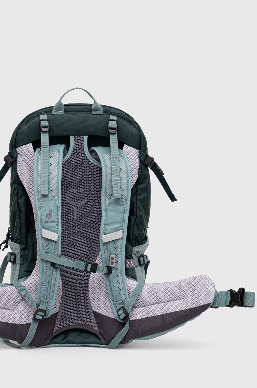 Deuter Раница Futura 25 SL в зелено голям размер с изчистен дизайн - Pepit.bg