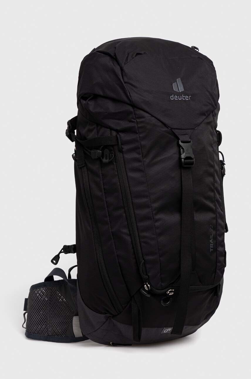 Deuter Раница Trail 22 в черно голям размер с изчистен дизайн - Pepit.bg
