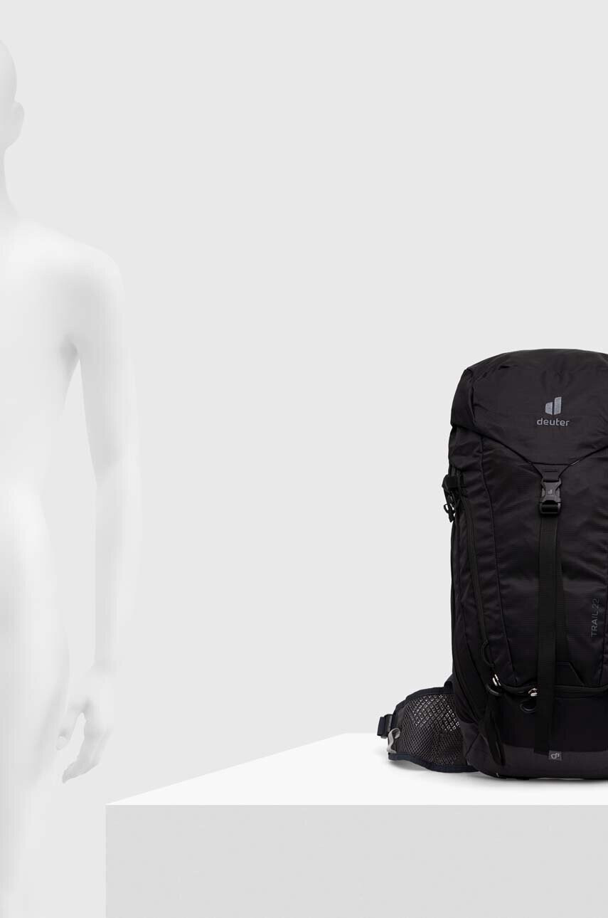 Deuter Раница Trail 22 в черно голям размер с изчистен дизайн - Pepit.bg
