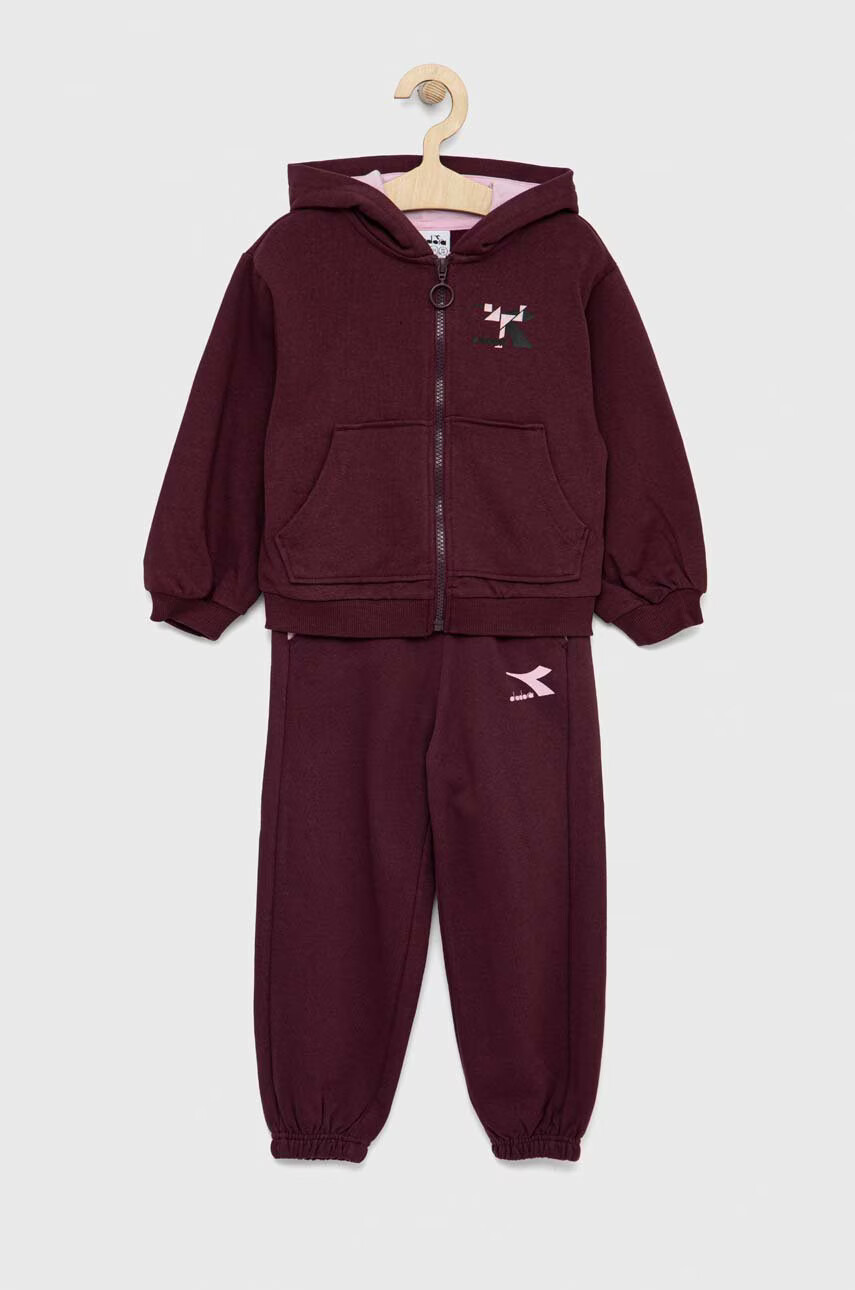 Diadora Детски анцуг в лилаво - Pepit.bg