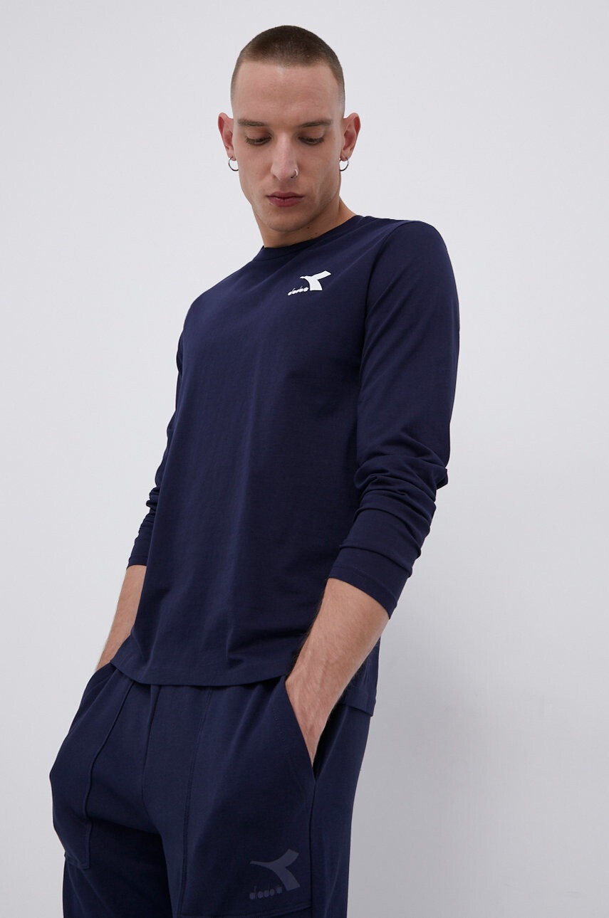 Diadora Памучна блуза с дълги ръкави - Pepit.bg