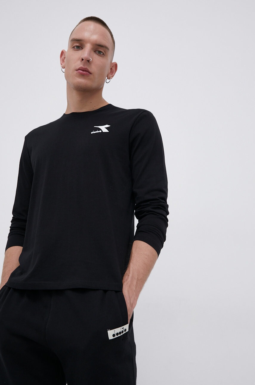 Diadora Памучна блуза с дълги ръкави - Pepit.bg