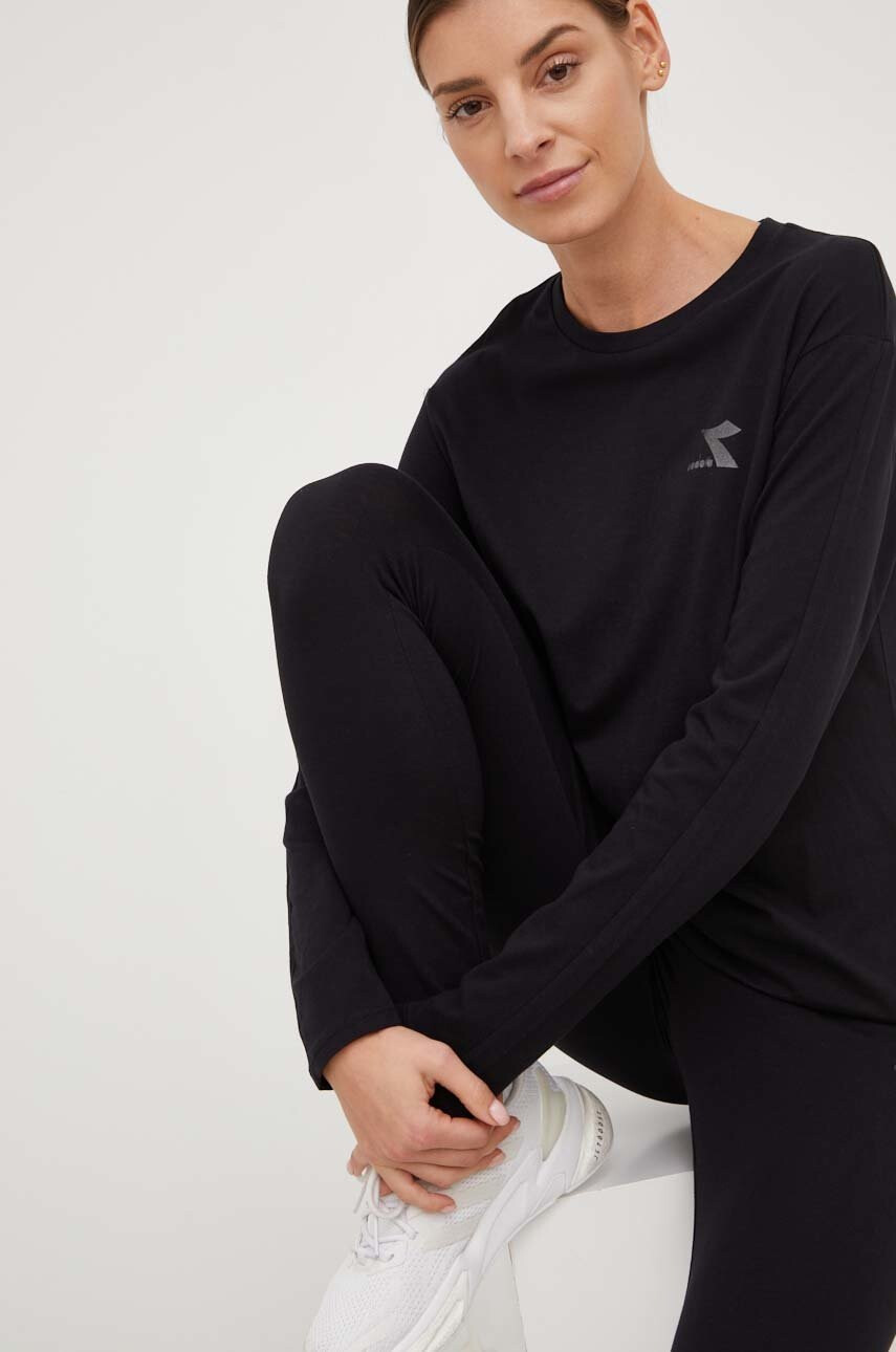 Diadora Памучна блуза с дълги ръкави - Pepit.bg