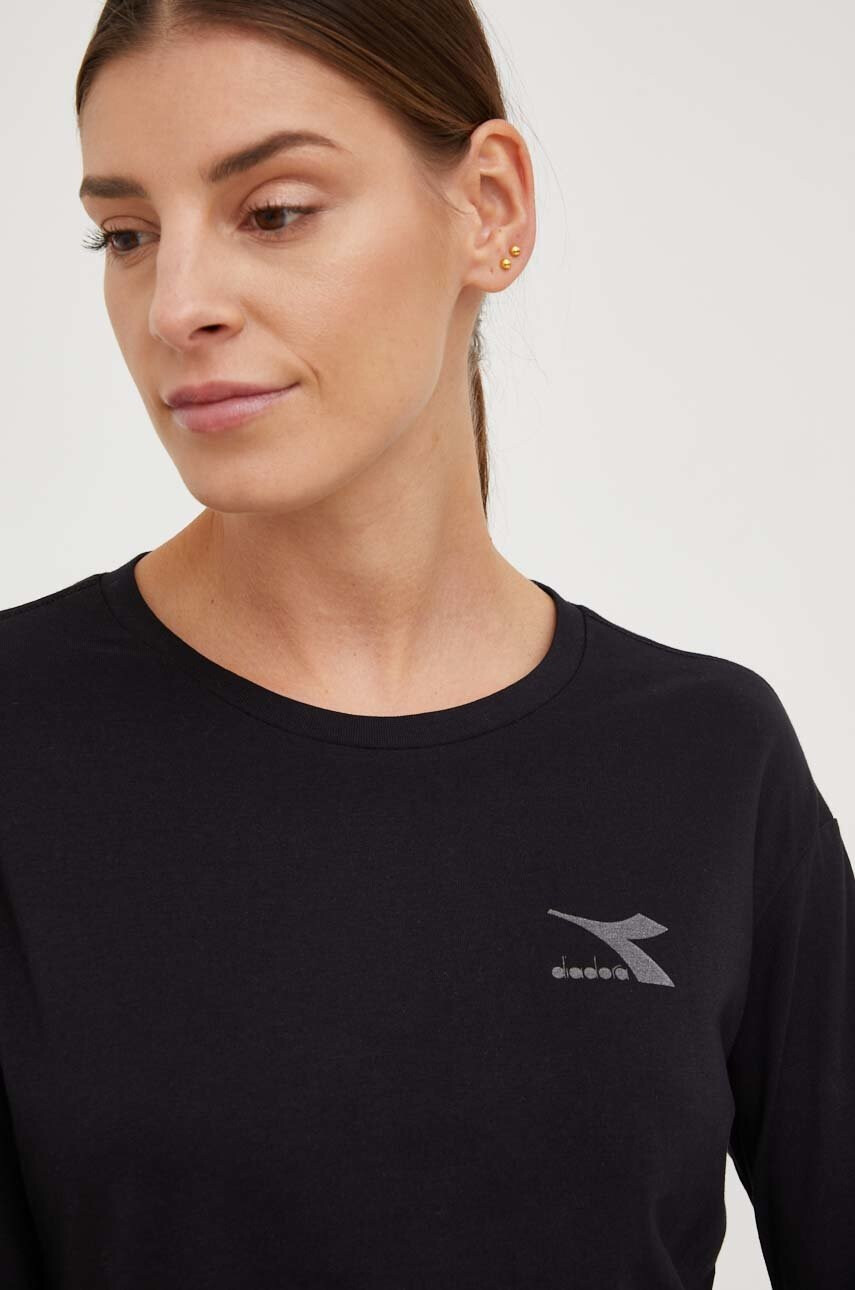 Diadora Памучна блуза с дълги ръкави - Pepit.bg