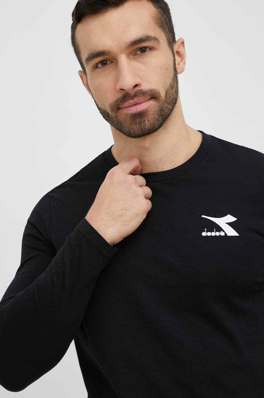 Diadora Памучна блуза с дълги ръкави - Pepit.bg