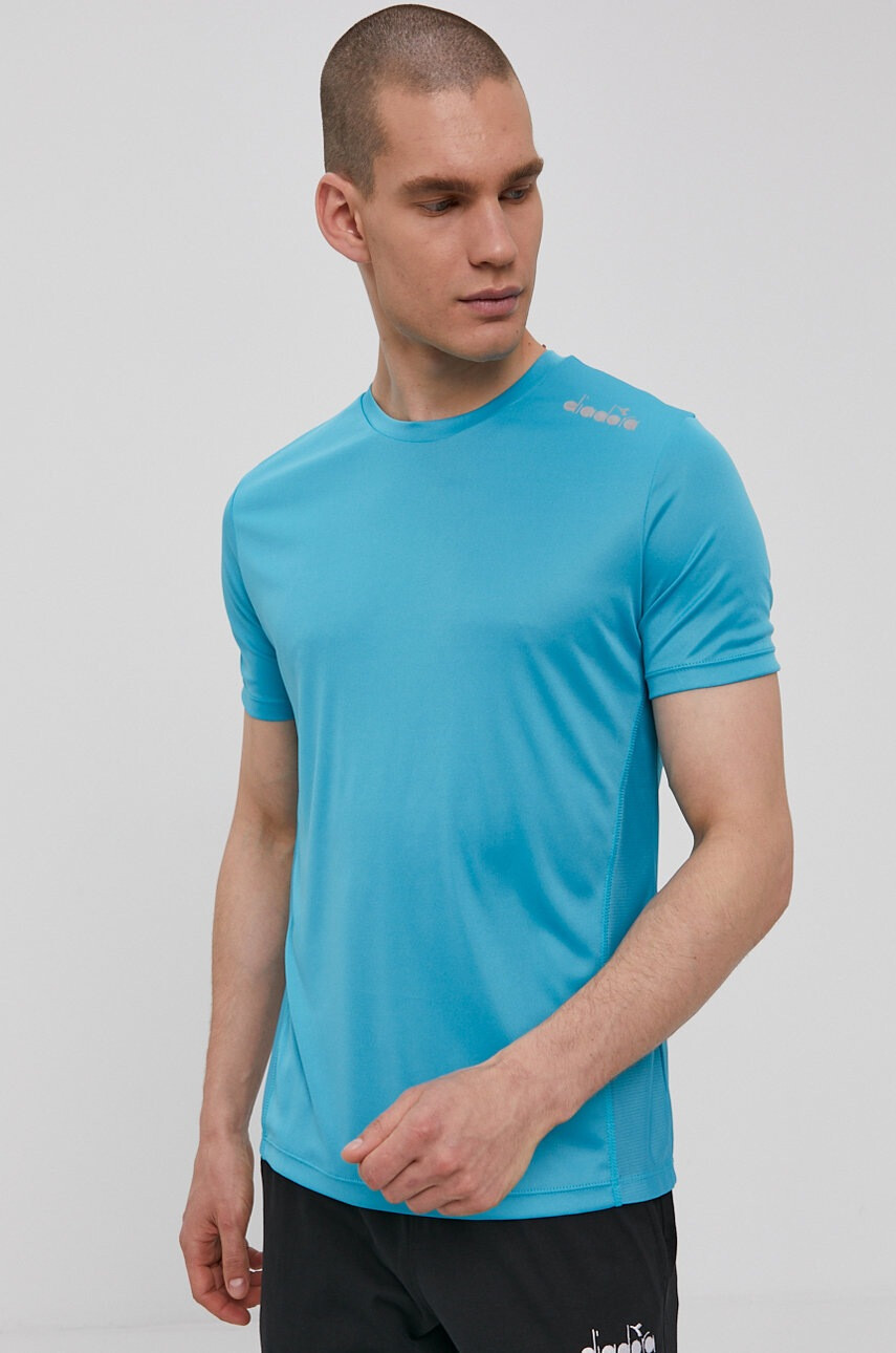 Diadora Тениска мъжка с изчистен дизайн - Pepit.bg