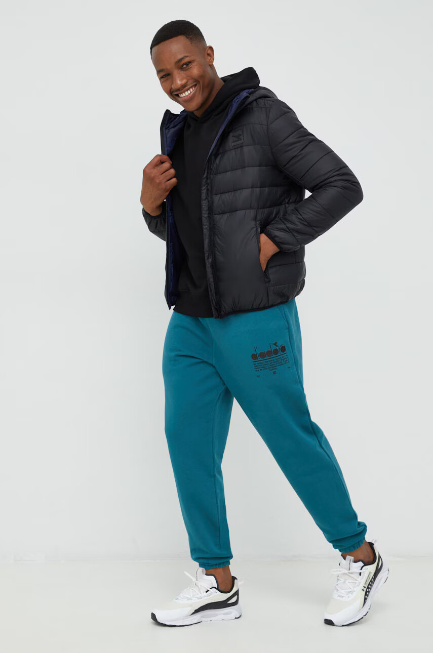 Diadora Яке в черно с преходна изолация - Pepit.bg
