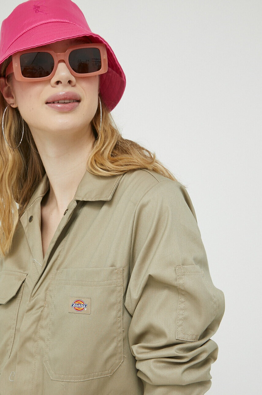 Dickies Гащеризон в зелено с яка тип peter pan - Pepit.bg
