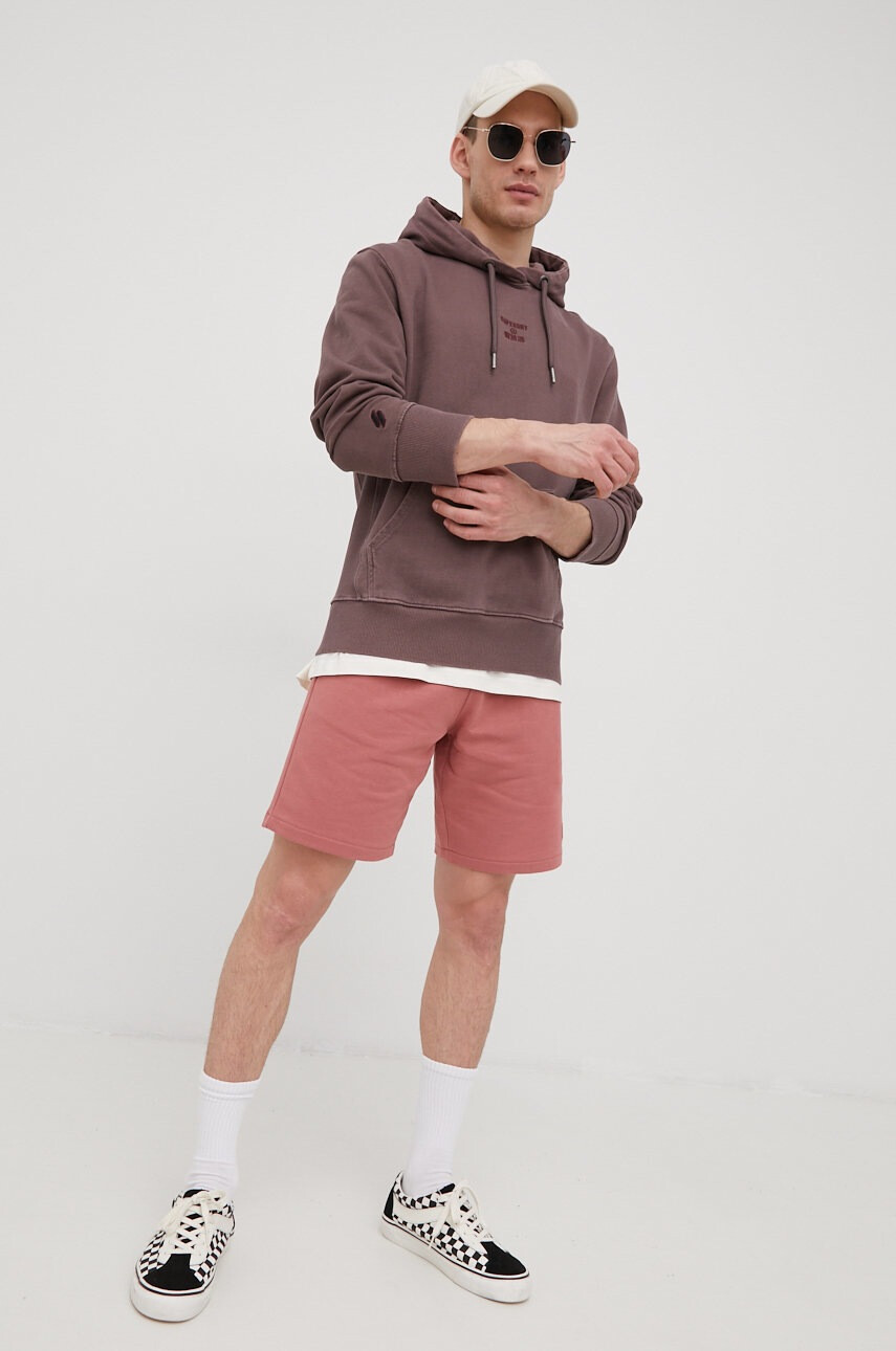 Dickies Памучен къс панталон в розово - Pepit.bg