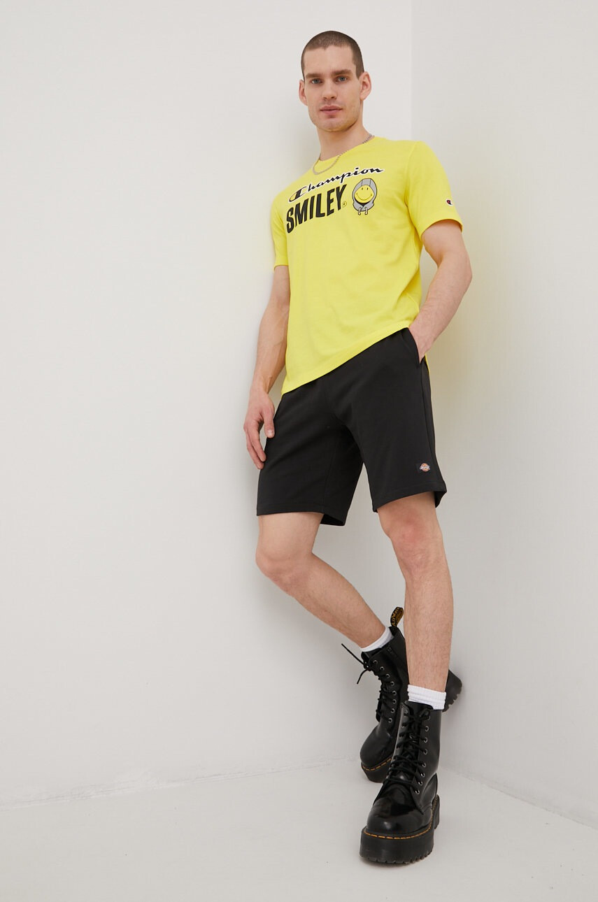 Dickies Памучен къс панталон в черно - Pepit.bg