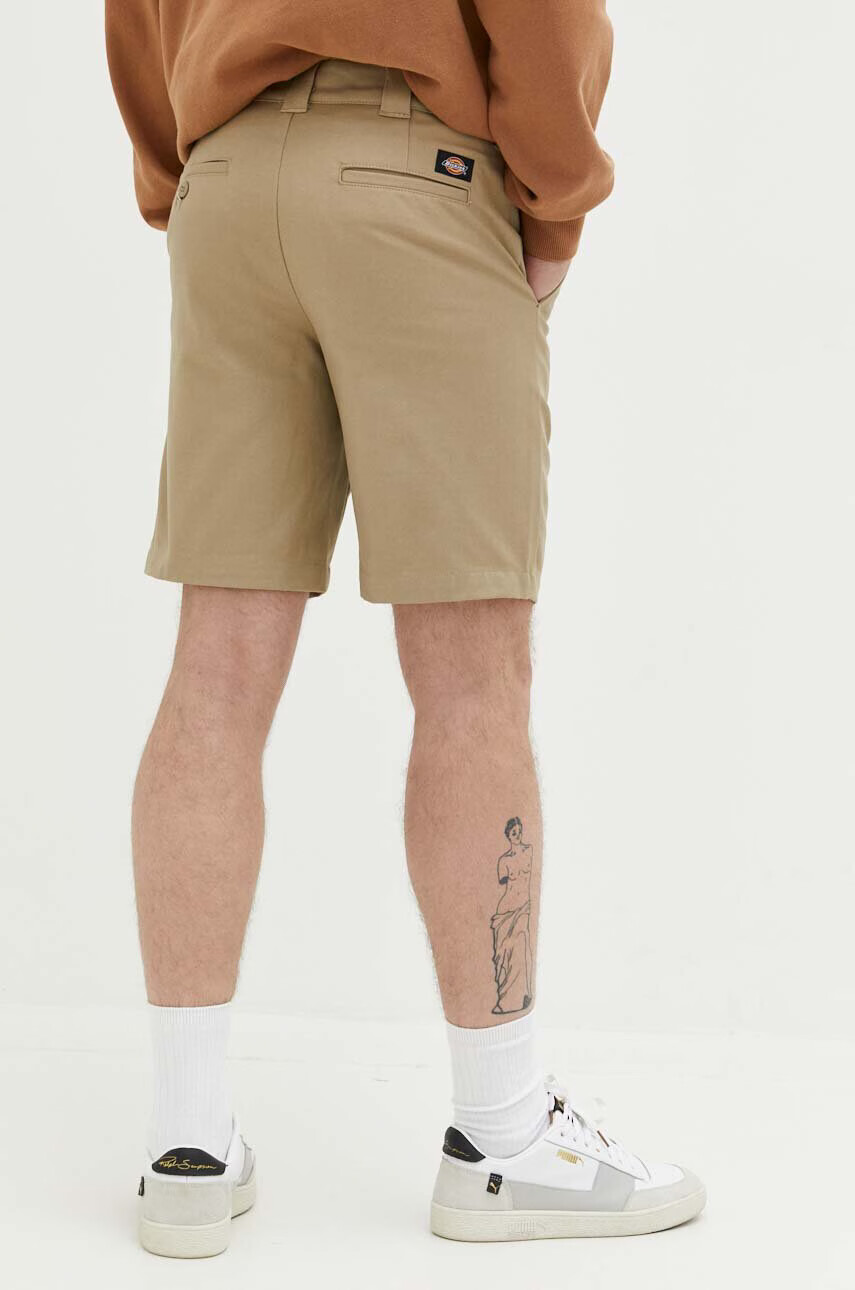 Dickies Памучен къс панталон в бежово - Pepit.bg