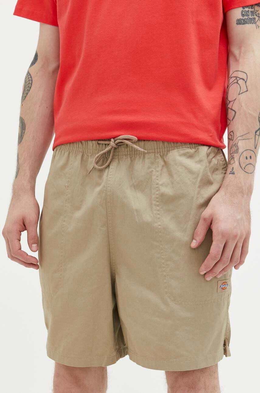 Dickies Памучен къс панталон в бежово - Pepit.bg