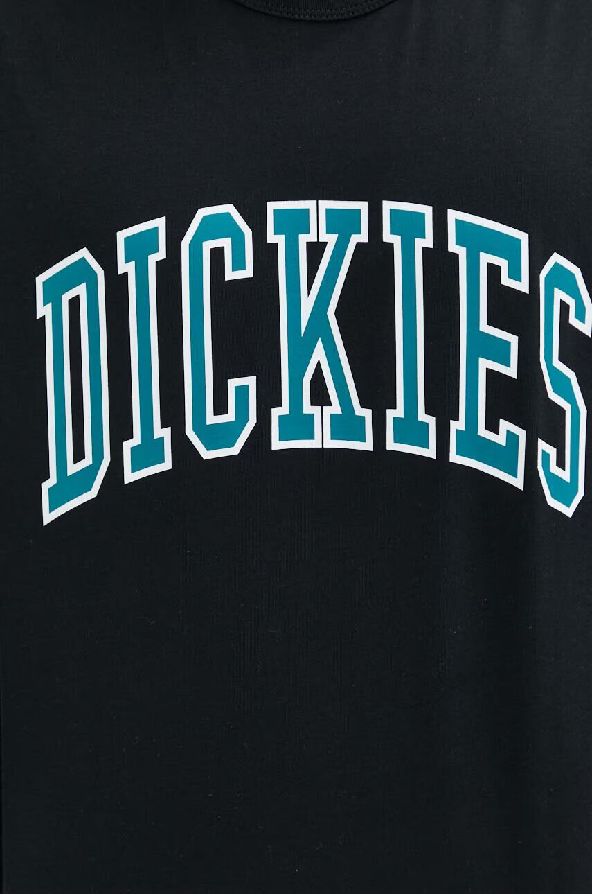 Dickies Памучна блуза с дълги ръкави в черно с принт - Pepit.bg