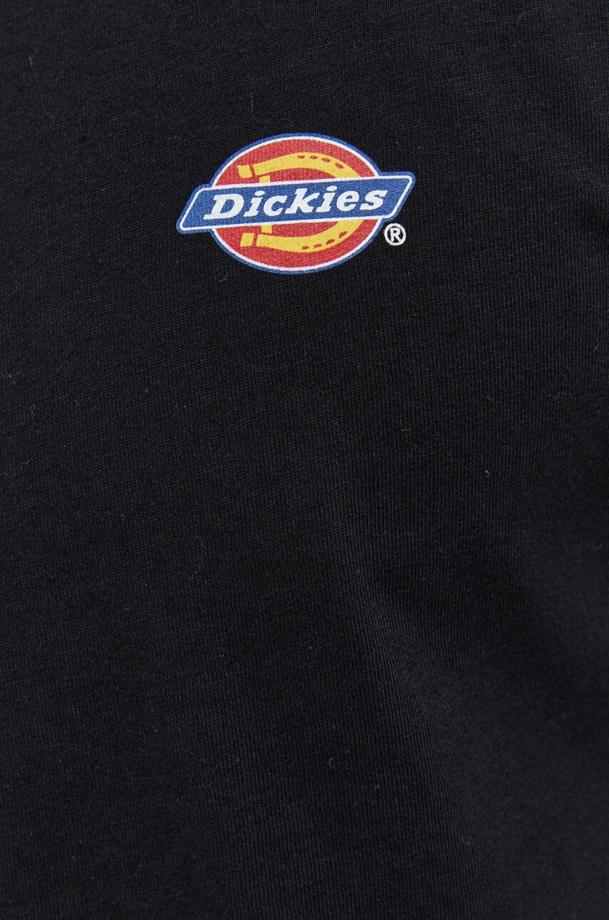 Dickies Памучна блуза с дълги ръкави в черно с принт - Pepit.bg