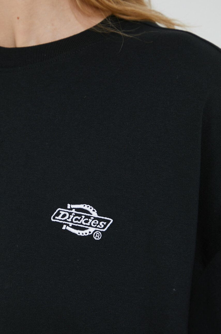 Dickies Памучна тениска в черно - Pepit.bg