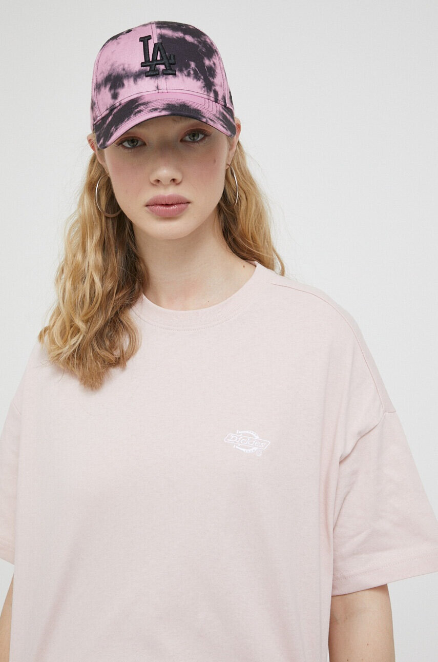 Dickies Памучна тениска в розово - Pepit.bg