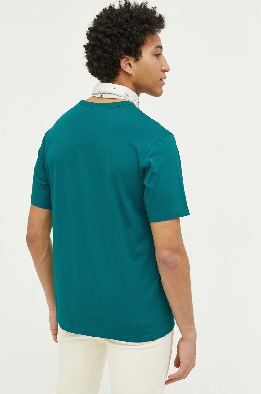 Dickies Памучна тениска в зелено с принт - Pepit.bg
