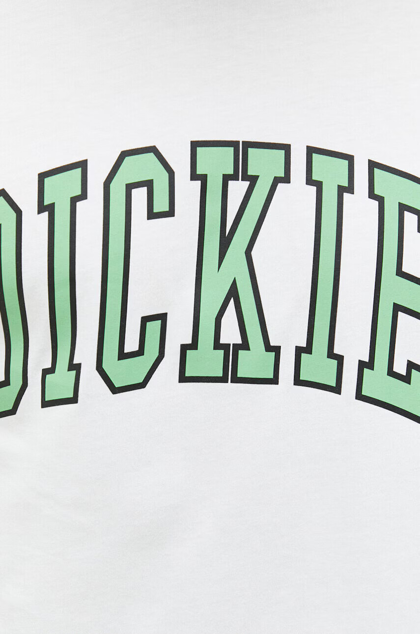 Dickies Памучна тениска в бяло с принт - Pepit.bg