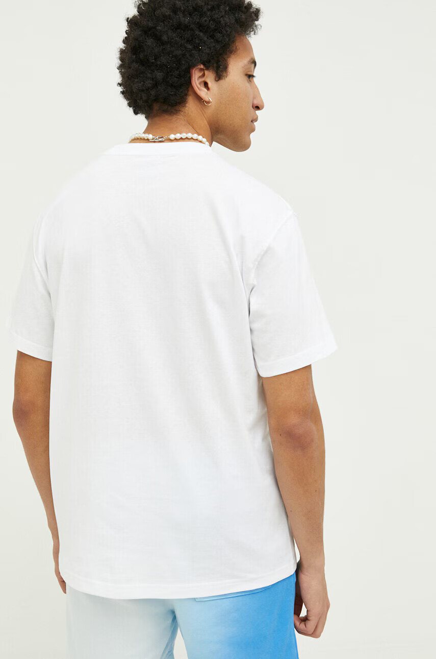 Dickies Памучна тениска в бяло с апликация - Pepit.bg