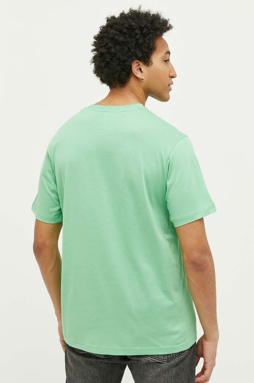 Dickies Памучна тениска в зелено с изчистен дизайн - Pepit.bg