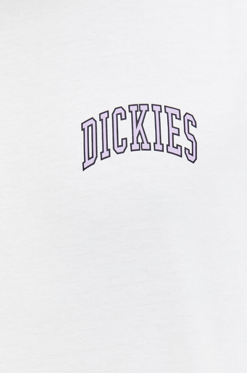 Dickies Памучна тениска в бяло с принт - Pepit.bg
