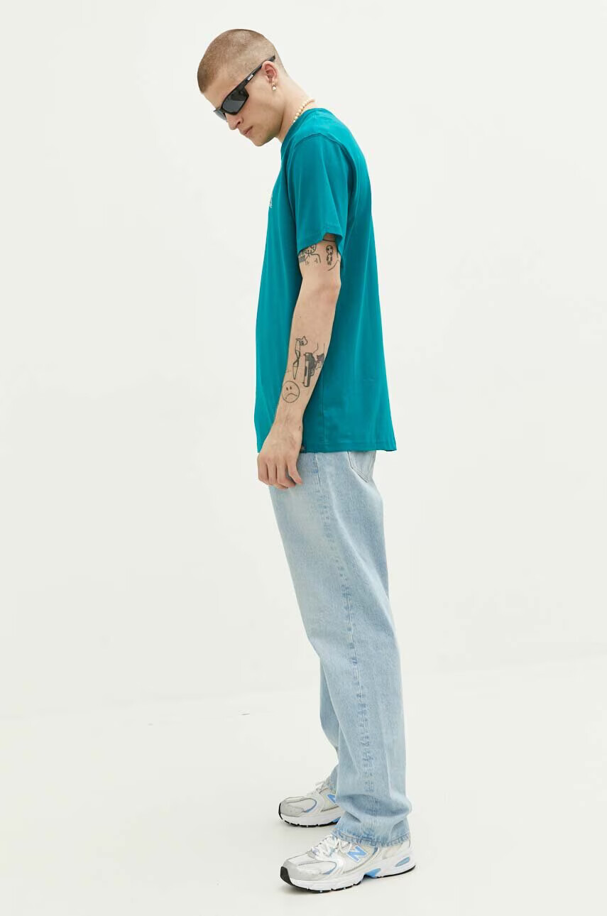Dickies Памучна тениска в черно с принт - Pepit.bg