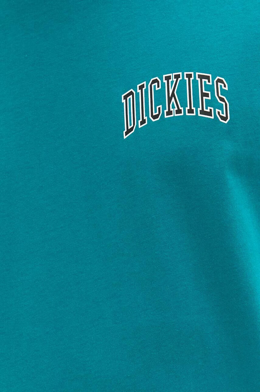 Dickies Памучна тениска в черно с принт - Pepit.bg
