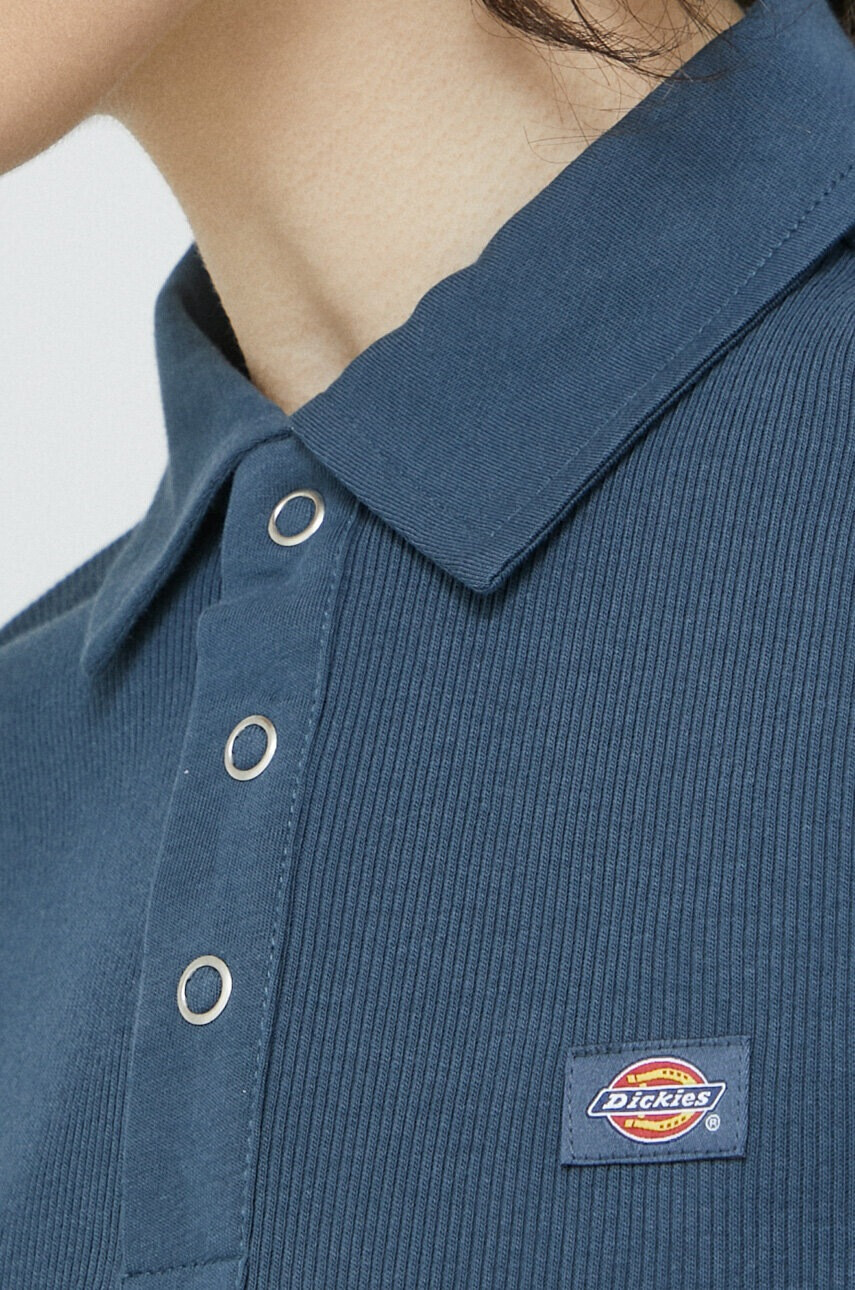 Dickies Памучна тениска с яка - Pepit.bg