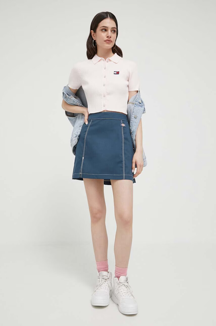 Dickies Пола в синьо къс модел със стандартна кройка - Pepit.bg