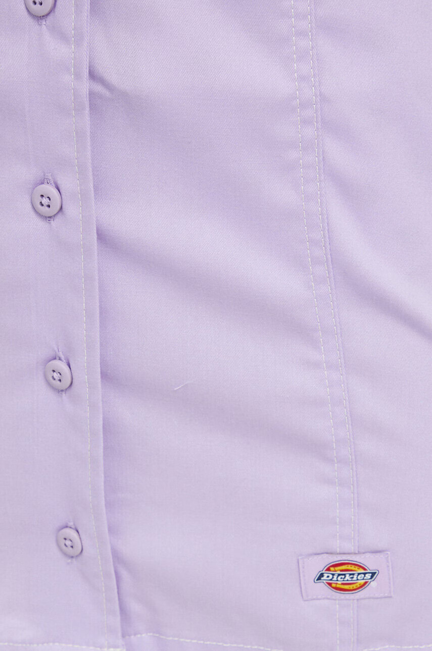 Dickies Рокля в лилаво къс модел разкроен модел - Pepit.bg