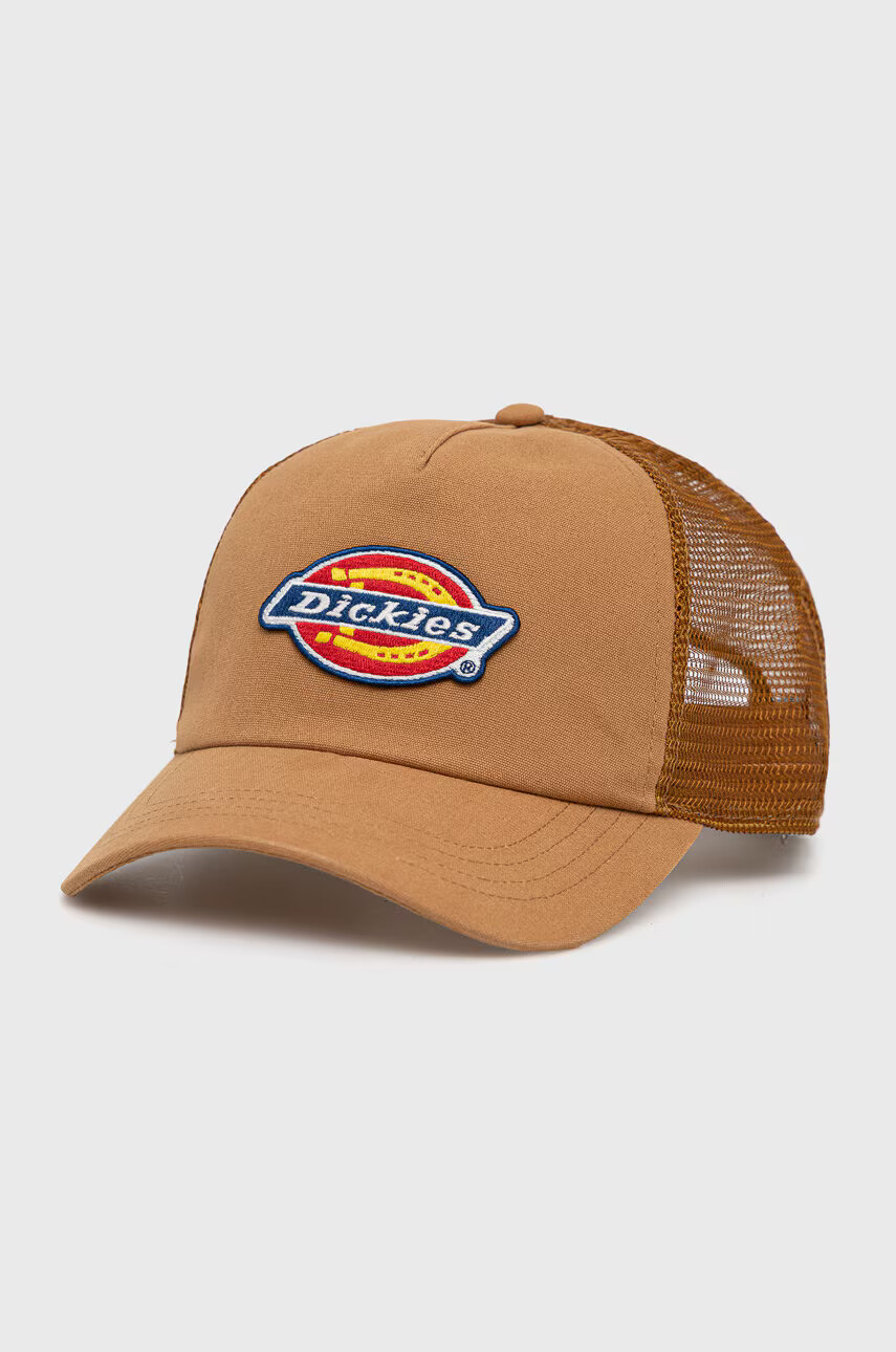 Dickies Шапка в кафяво с апликация - Pepit.bg