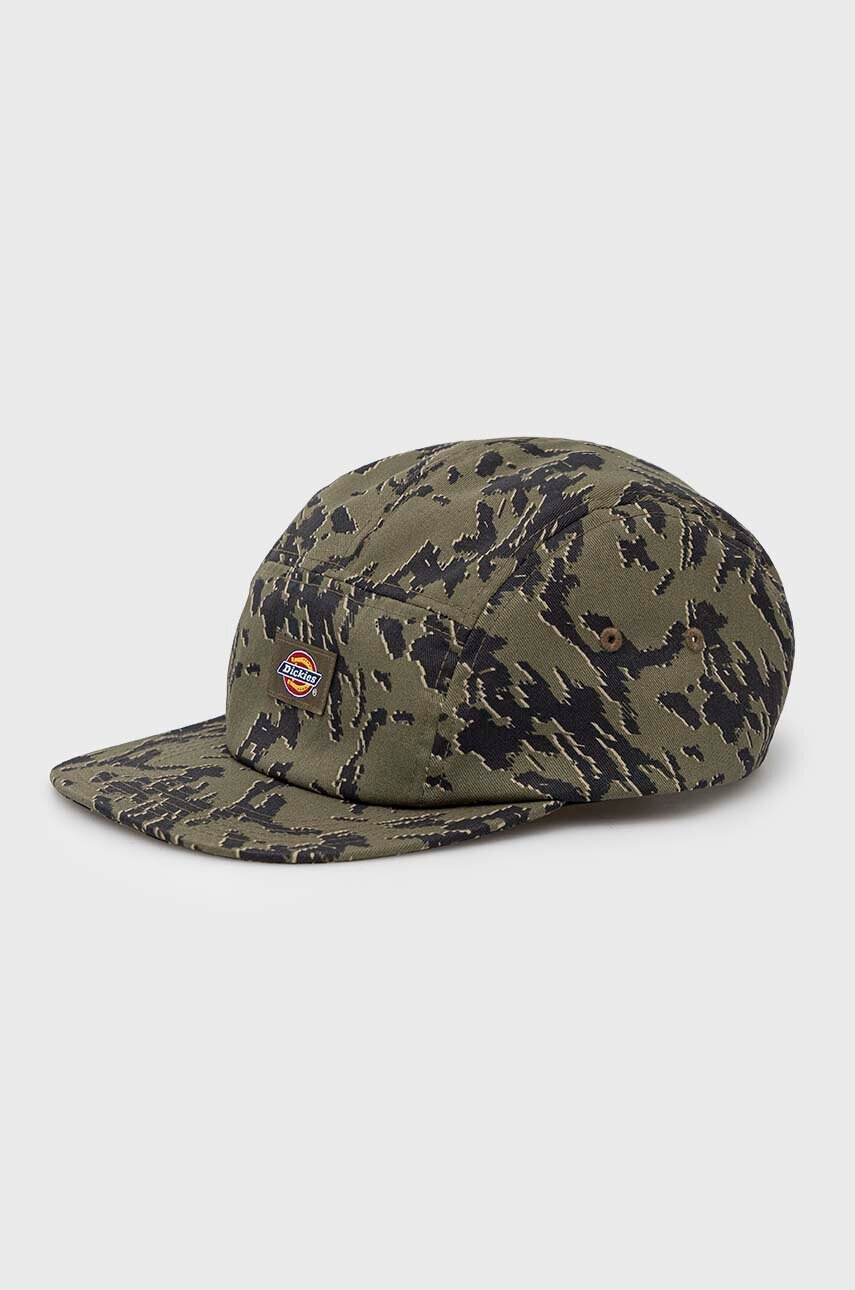 Dickies Шапка с козирка в зелено с десен - Pepit.bg