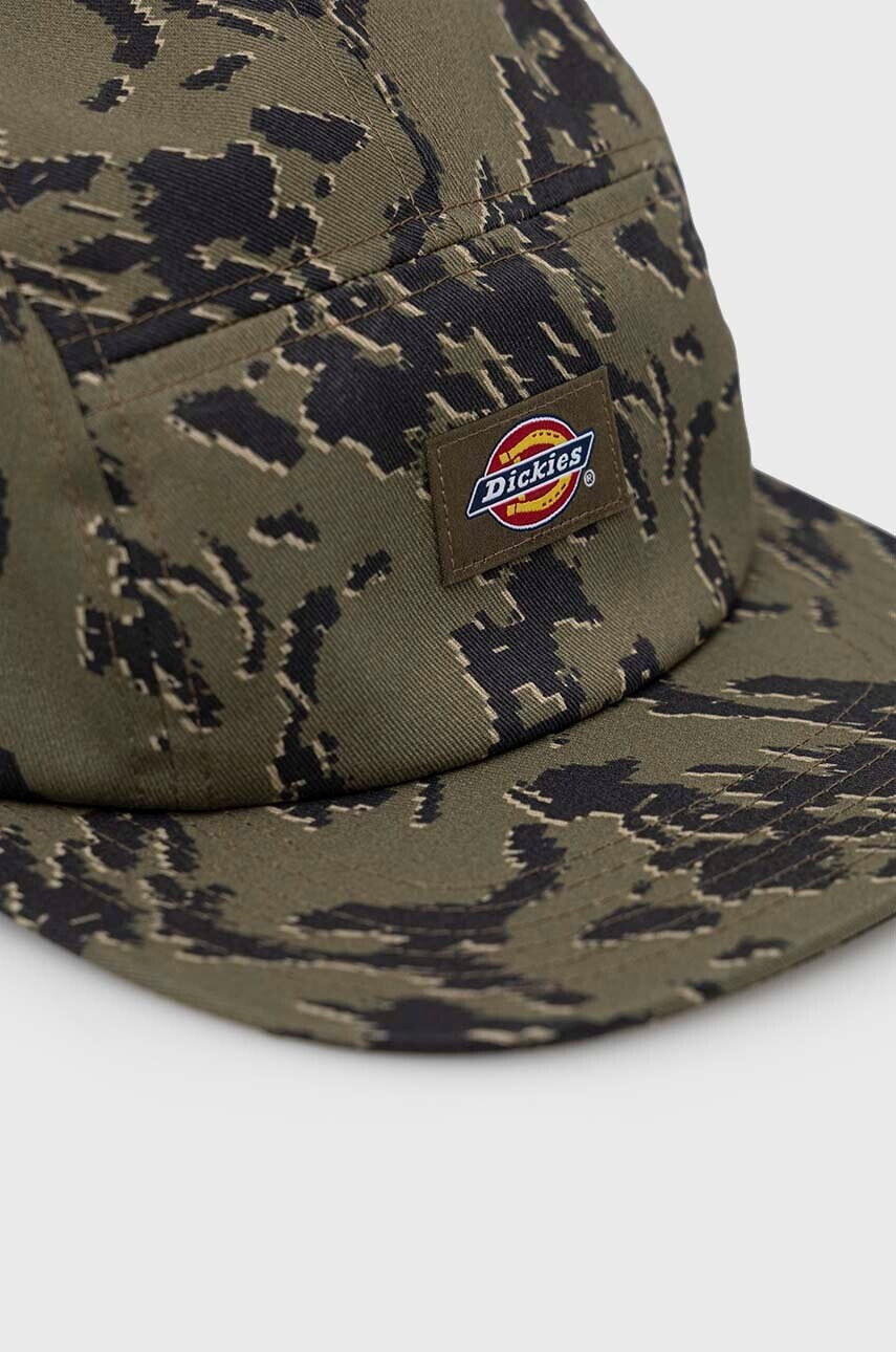 Dickies Шапка с козирка в зелено с десен - Pepit.bg