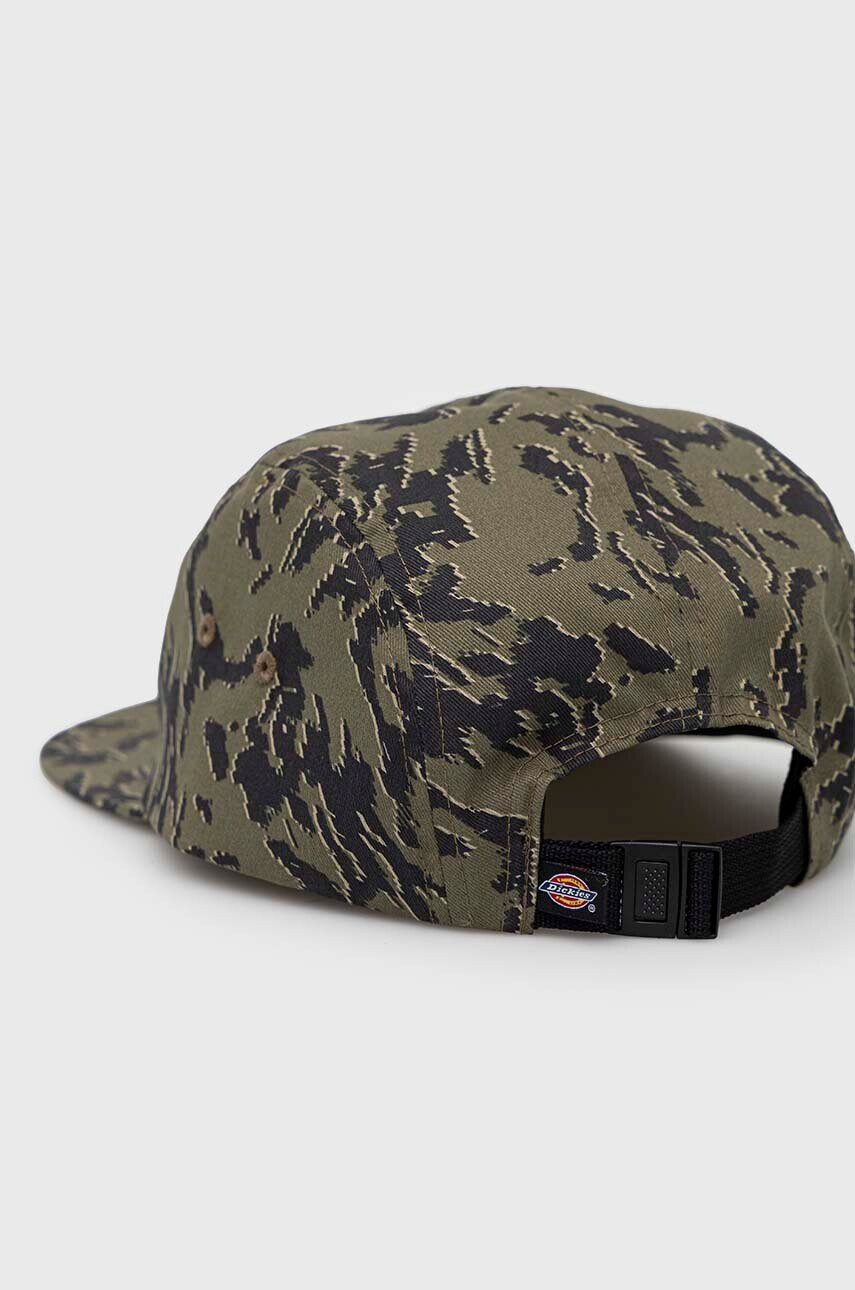 Dickies Шапка с козирка в зелено с десен - Pepit.bg