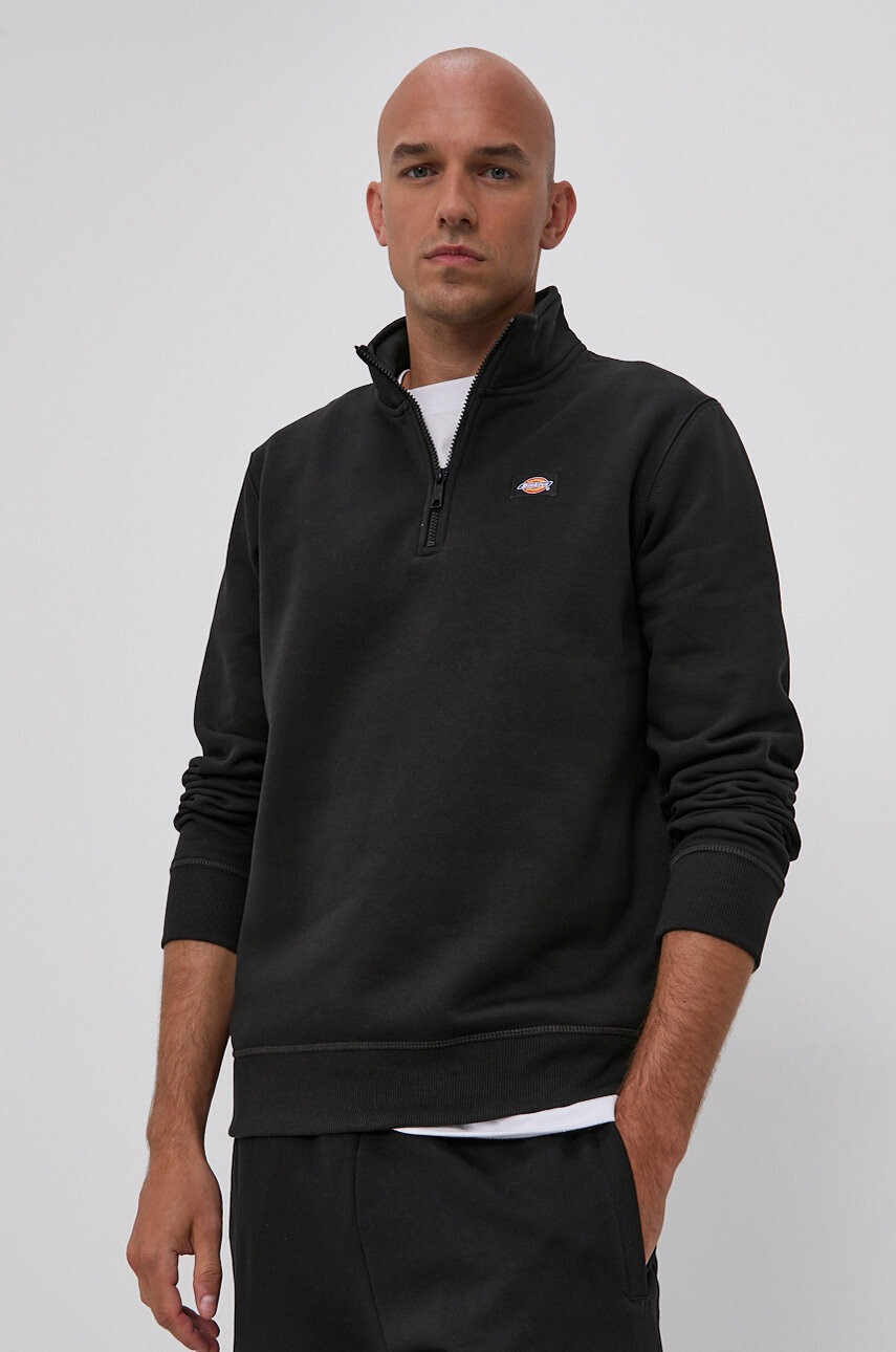 Dickies Суичър мъжки в черно с изчистен дизайн - Pepit.bg