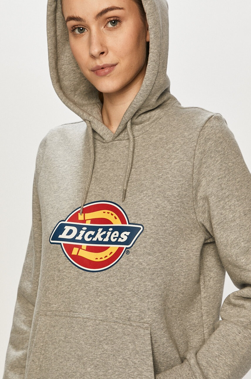Dickies Суичър дамски в сиво с принт - Pepit.bg